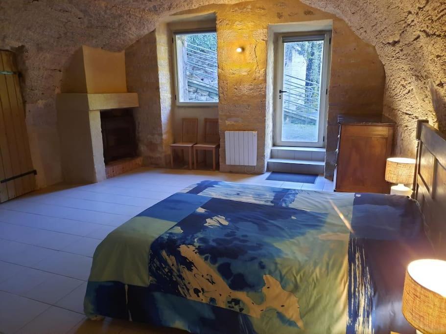 Maison Troglodytique Doue La Fontaine Экстерьер фото