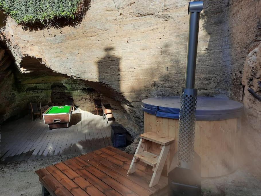 Maison Troglodytique Doue La Fontaine Экстерьер фото